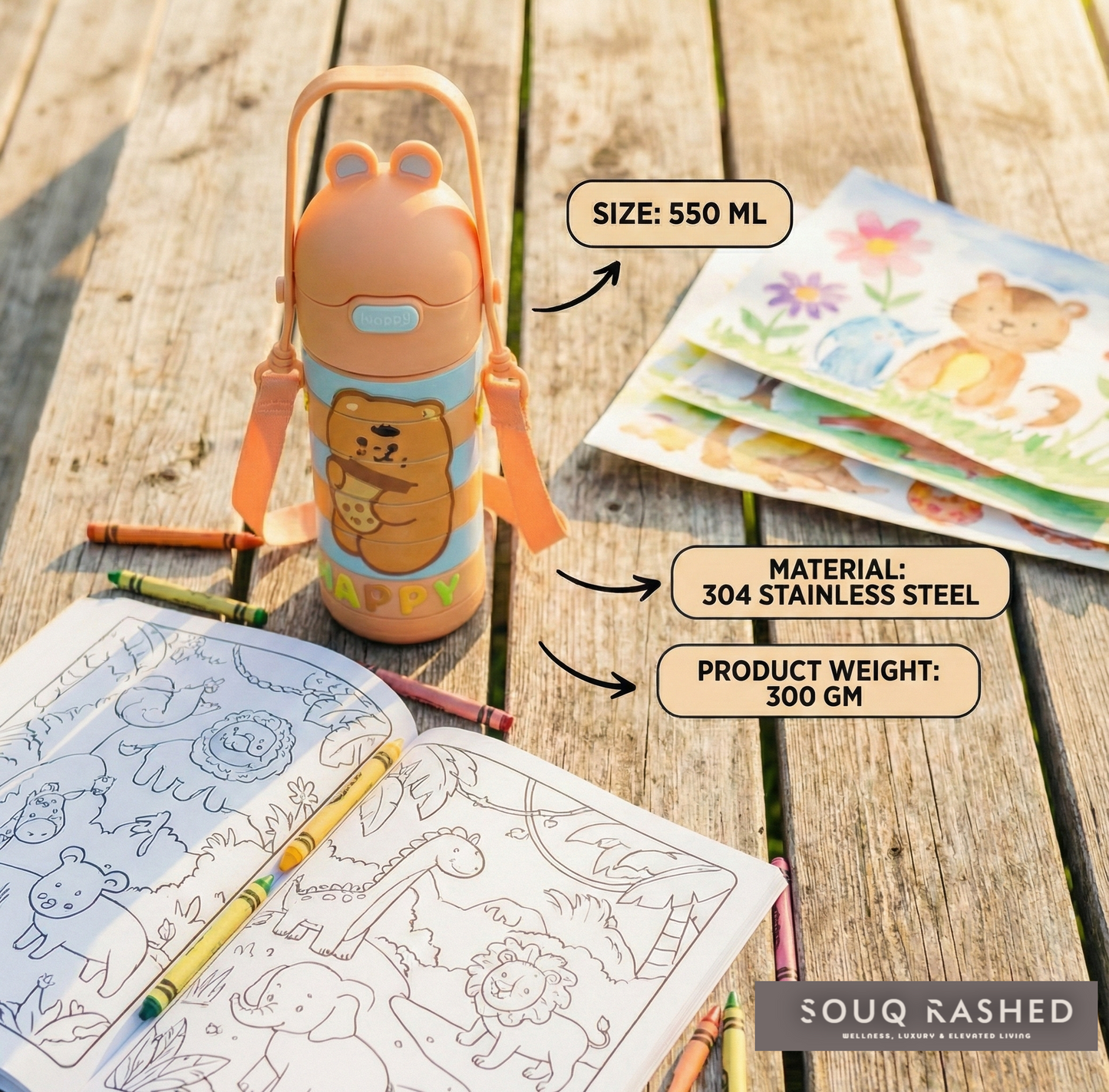 Вращающаяся бутылка Rashed's Junior Explorer